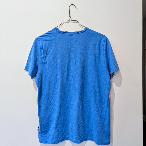 Hugo Boss Pima Cotton Azure Blue T-Shirt Luxury Normcore 28.5 Inches L - Picture 2 of 6
